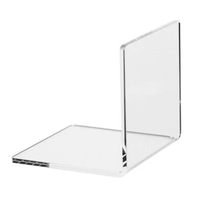 2 Stück Buchstütze / Buchständer / Buchaufsteller 100x100x100m aus Acrylglas - Bild 1 von 2