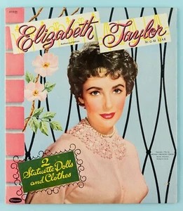 Vintage Original 1954 Whitman ELIZABETH TAYLOR Paper Dolls #2112:25 UNCUT - Picture 1 of 16