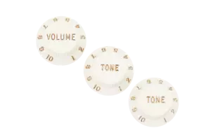 Perillas de tono/volumen Fender Stratocaster®; pergamino - Imagen 1 de 1