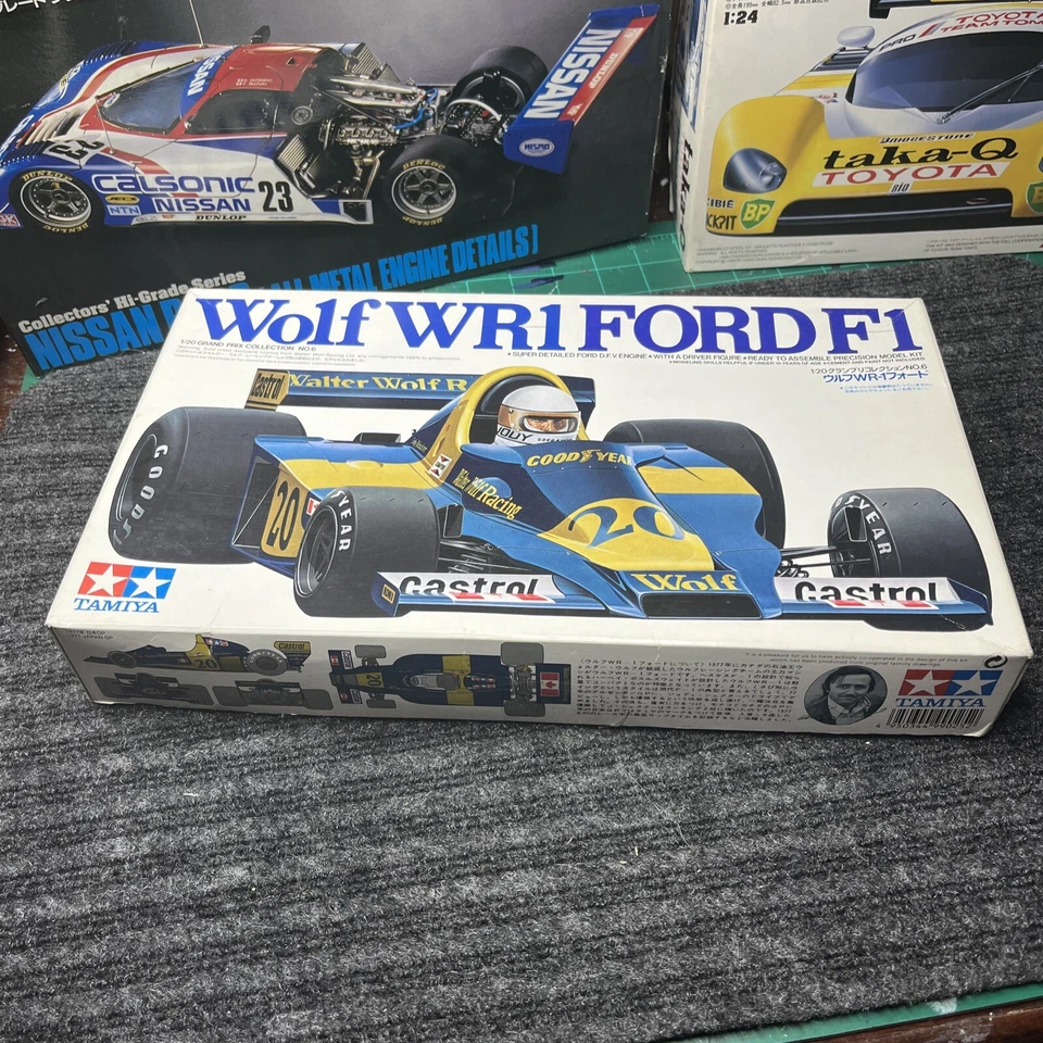 Kit Modelo Vintage Wolf WR1 Ford Tamiya F1 Escala 1:20 Foto 1 de 4