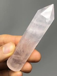Rosenquarz 1,8oz! Zauberstab Heilreiki wunderschön! N48 - Bild 1 von 12