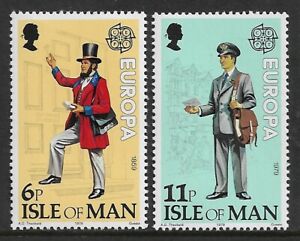 1979 Isle of Man Sg 148/149 Europa. Communications Unmounted Mint