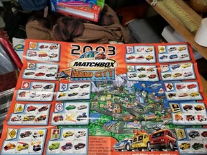 Factory Folded Matchbox 1-75 Superfast 2003 HERO CITY Wall Poster, 23"x 36" NEU* - Bild 1 von 8
