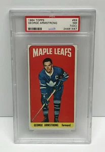 1964-65 1964 Topps GEORGE ARMSTRONG #69 PSA 7 (OC) NM - Picture 1 of 2