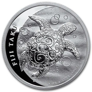 2013 Fiji 1 oz Silver $2 Taku BU - Picture 1 of 2