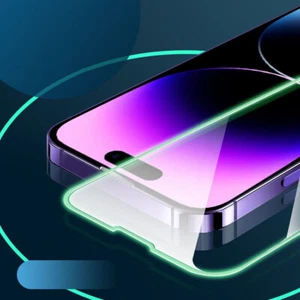 1/2/3PCS For iPhone 15 14 Pro Max 13 12 11 Luminous Night Screen Tempered Glass - Picture 1 of 20