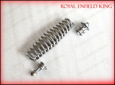 BSA M20 M21 Fork Girder Spring Chrome With Top & Bottom Fitting Nuts - Image 1 of 4