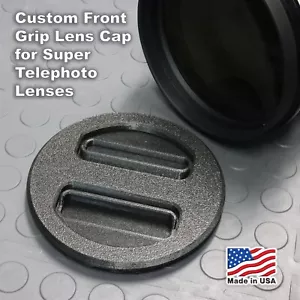 Custom Front Grip Lens Cap for Nikon AF-S NIKKOR 500mm f/4.0 (125mm Version) - Picture 1 of 2