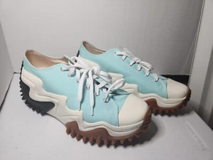 Converse Run Star Motion Low OX Platform Blue Men 11.5 Casual Mint A01175C Rare - Picture 1 of 12