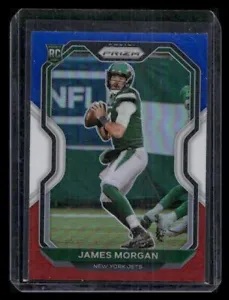 2020 Panini Prizm #356 James Morgan Rookie Jets Prizm Red White Blue - Picture 1 of 2