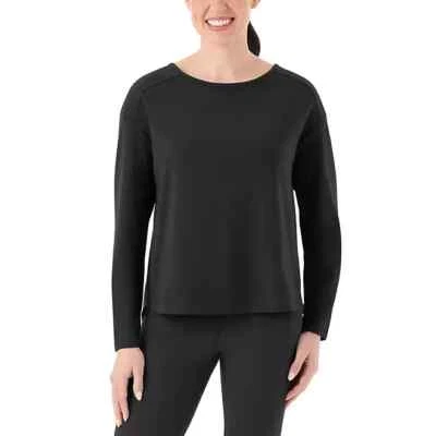 Member's Mark Women's Long Sleeve Active Tee Size Large Black - Image 1 of 4
