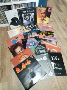 JAZZ RECORD COLLECTION JOB LOT x 18 LP'S 12" VINYL FATS WALLER JON HENDRICKS + - Foto 1 di 20