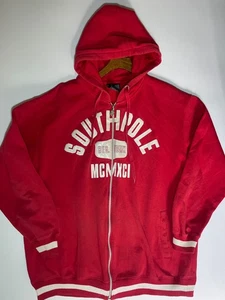 Southpole Red Full Zip Hoodie XXL Herren Sweatshirt Authentic Streetwear Jacke - Bild 1 von 14