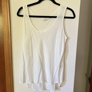 Jams World White Rayon Tank Top Size Medium | Made in Hawaii Basic Tee 50 Years - Bild 1 von 6