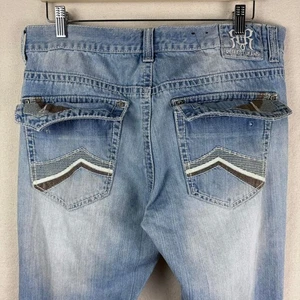 Request Rock Y2K Pale Denim Men's 36" Jeans - Picture 1 of 8