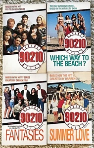 BEVERLY HILLS 90210-TV TIE IN-4 DIFFERENT PAPERBACK BOOKS-NOVELS-DARREN STAR - Picture 1 of 3