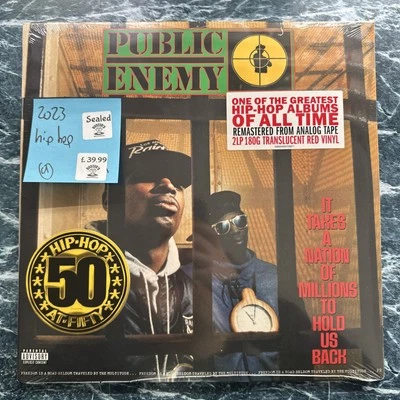 Public Enemy ‎– It Takes A Nation Of Millions To Hold Us Back 12” Vinyl Sealed - Image 1 of 2