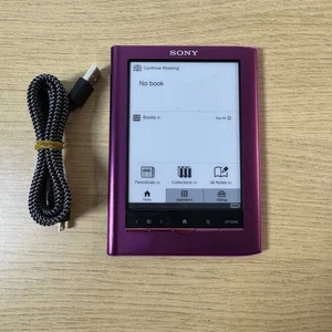 Sony PRS-350 Pocket Edition Pink Rose E-Reader Tested Broken Stylus - Picture 1 of 12