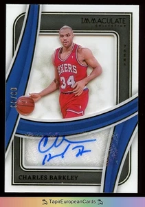/49 Charles Barkley Auto Autograph Panini Immaculate 2023-24 NBA 76ers - Bild 1 von 2