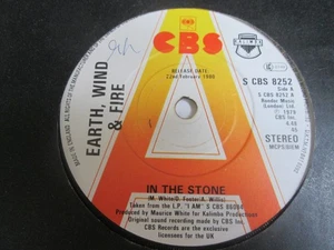 EARTH,WIND & FIRE - " In The Stone  "  1980  UK CBS Promo 45, S CBS 8252 - Picture 1 of 2