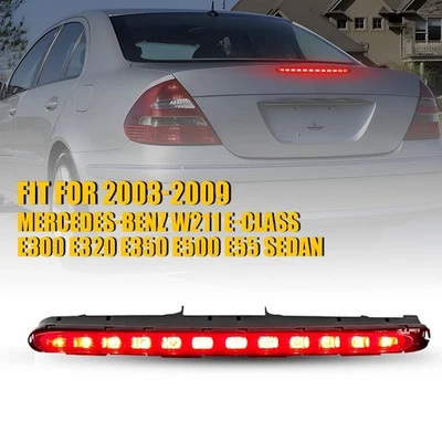 Tercera luz de freno de repuesto para Mercedes-Benz E300 E320 E350 E500 2003-2009 EE. UU. Foto 1 de 4