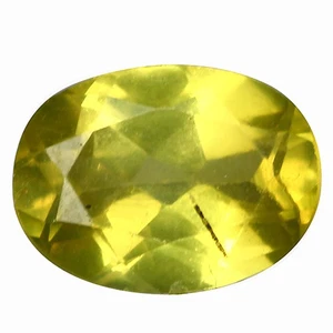 0.75 Ct Eye-opening Oval 6.2 x 4.6 MM 100% Natural Green Sri Lanka Sillimanite ! - Picture 1 of 4