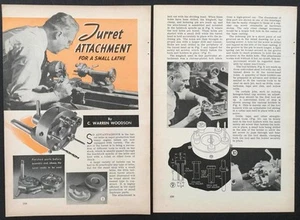 5-Way Tailstock Turret 1940 HowTo Build PLANS - Picture 1 of 2