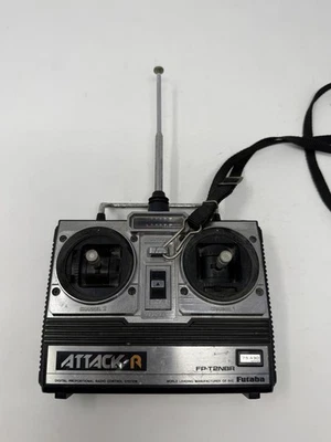 Futaba Attack-R FP-T2NBR Vintage 75.430 MHz RC Controller Untested - Image 1 of 4