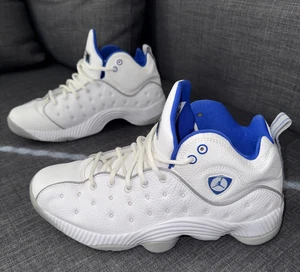 Nike Air Jordan Jumpman Team II White/Hyper Royal Sneakers 819175-114 Men's 10.5 - Picture 1 of 16