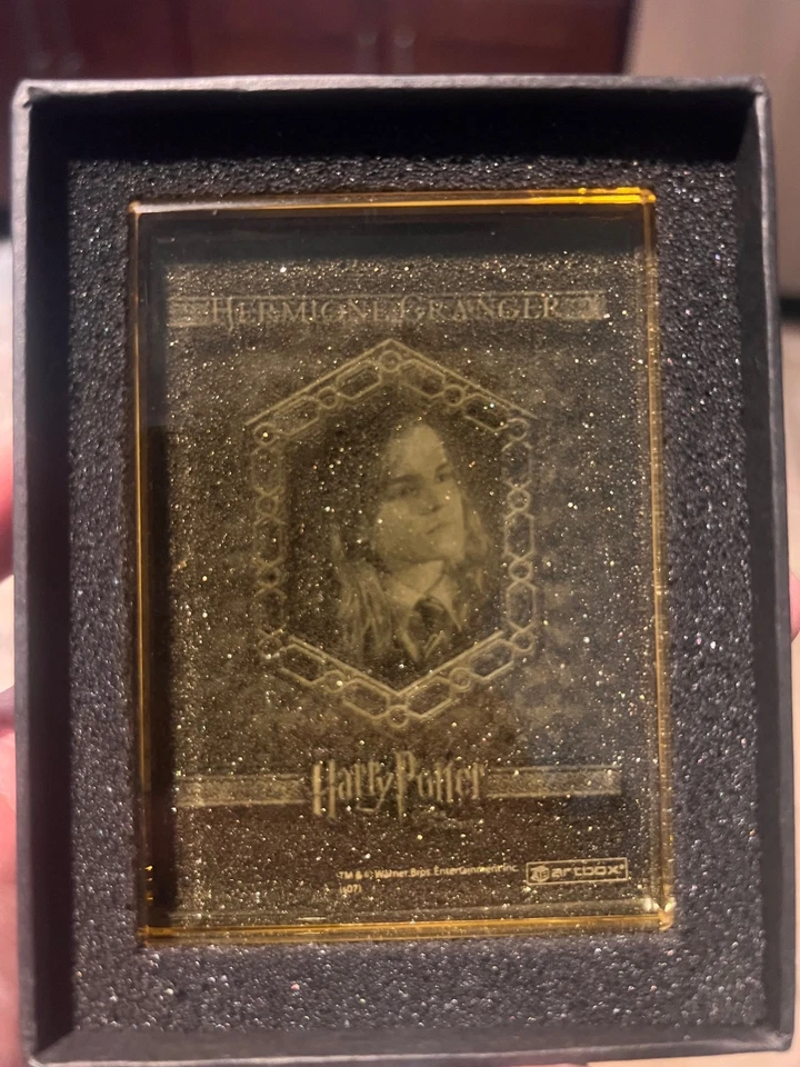 Harry Potter Order Phoenix GOLD Crystal Artbox Hermione EMMA WATSON w/ ORIG CASE - Image 1 of 1