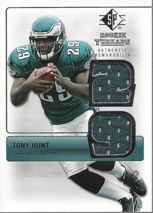 2007 SP Rookie Threads Rookie Threads Silver #RTTH Tony Hunt Green Jersey FB - Picture 1 of 2