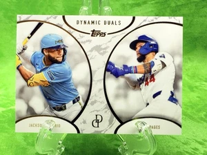 Jackson Chourio & Andy Pages - 2025 Topps Dynamic Duals #34 Brewers Dodgers - Bild 1 von 11