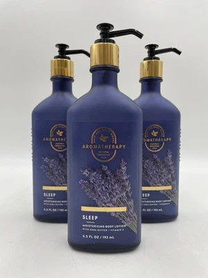 Loción corporal Bath & Body Works aromaterapia sueño lavanda vainilla S/3#399H Foto 1 de 2