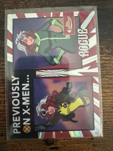 2025 Topps Finest X-Men 97 Rogue Previously On Refractor PO-8 - Picture 1 of 2