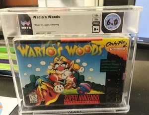 Wario's Woods Super Nintendo SNES Factory Sealed Brand New WATA 6.0 B+ Graded - Picture 1 of 6