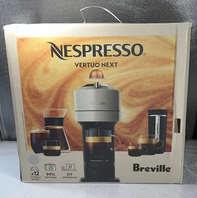 White NESPRESSO BNV520GRY Vertuo Next Espresso Coffee Maker Machine Open Box - Image 1 of 4