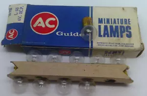 PACK DE 10 BOMBILLAS AUTOMÁTICAS MINIATURA VINTAGE AC Guide 55 L55 nos - Imagen 1 de 1