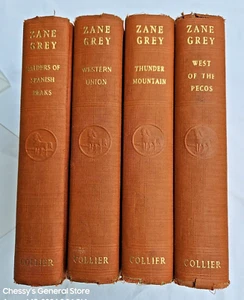 Zane Grey books lot of 4 ,1930s Western Union & 3 other titles. - Imagen 1 de 14