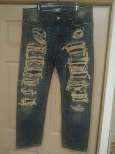 Jordan Craig Legacy Edition Raphael Men's Blue Jeans Size 36 x 32 - Picture 1 of 5
