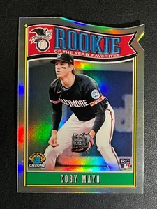 Coby Mayo 2025 Bowman Rookie of the Year Favorites Chrome Card ROY-2 - Picture 1 of 2