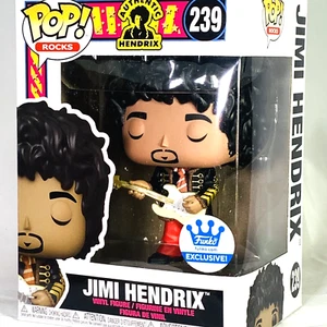 Funko Pop Rocks Jimi Hendrix 239 Napoleonic Hussar Jacket Exclusive in Protector - Picture 1 of 12