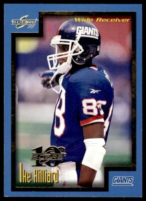 1999 Score Scorecard Ike Hilliard 1465/1989 New York Giants #40 - Image 1 of 2