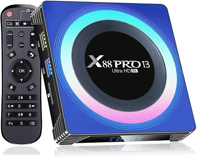 BL Android TV Box 13.0, 2025 Android 13 TV Box 4GB RAM 32GB ROM 6K 8K Wi-Fi 6, X - Immagine 1 di 4