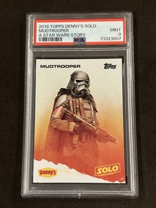 PSA 9 2018 Topps Denny's Solo: A Star Wars Story Mudtrooper Graded