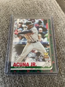 2019 Topps Holiday - Ronald Acuña Jr. #HW85 - Picture 1 of 2