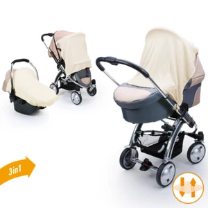 Diago Universal Baby Snooze Cloth Nap Sleep Cover for Pushchair Pram Ivory BNIB - Picture 1 of 8