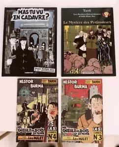 Tardi 4 E.O. Nestor Burma et Adèle Blanc-sec - 2X Brochés 2X Cartonnés EO - Picture 1 of 14