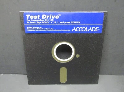 Test Drive, Commodore 64 / 128, 5.25" Disk, Accolade 1987, Disk Only - Image 1 of 4