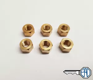 MGB Roadster/ MGB GT/ Midget Brass Manifold Nut set - GHF261K - Picture 1 of 3