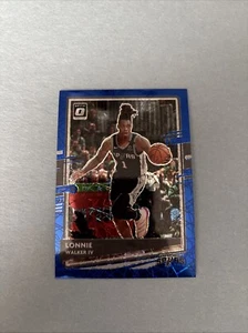 Lonnie Walker IV 2020-21 Panini Donruss Optic Blue Velocity Prizm #83 Spurs - Picture 1 of 2